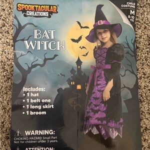 Spooktacular Creations Bat Witch Girls Costume in Purple & Black